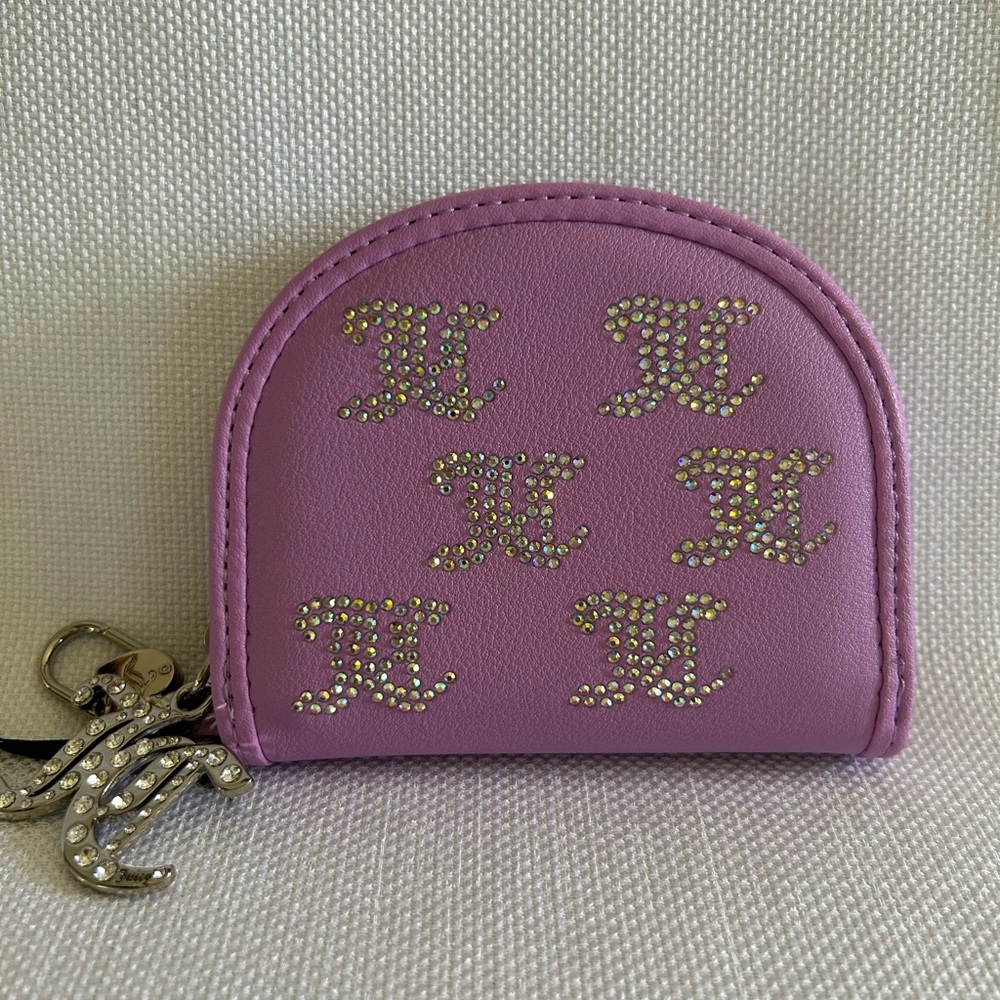 Juicy Couture Taking The Lead Mirror Inside Half Moon Wallet